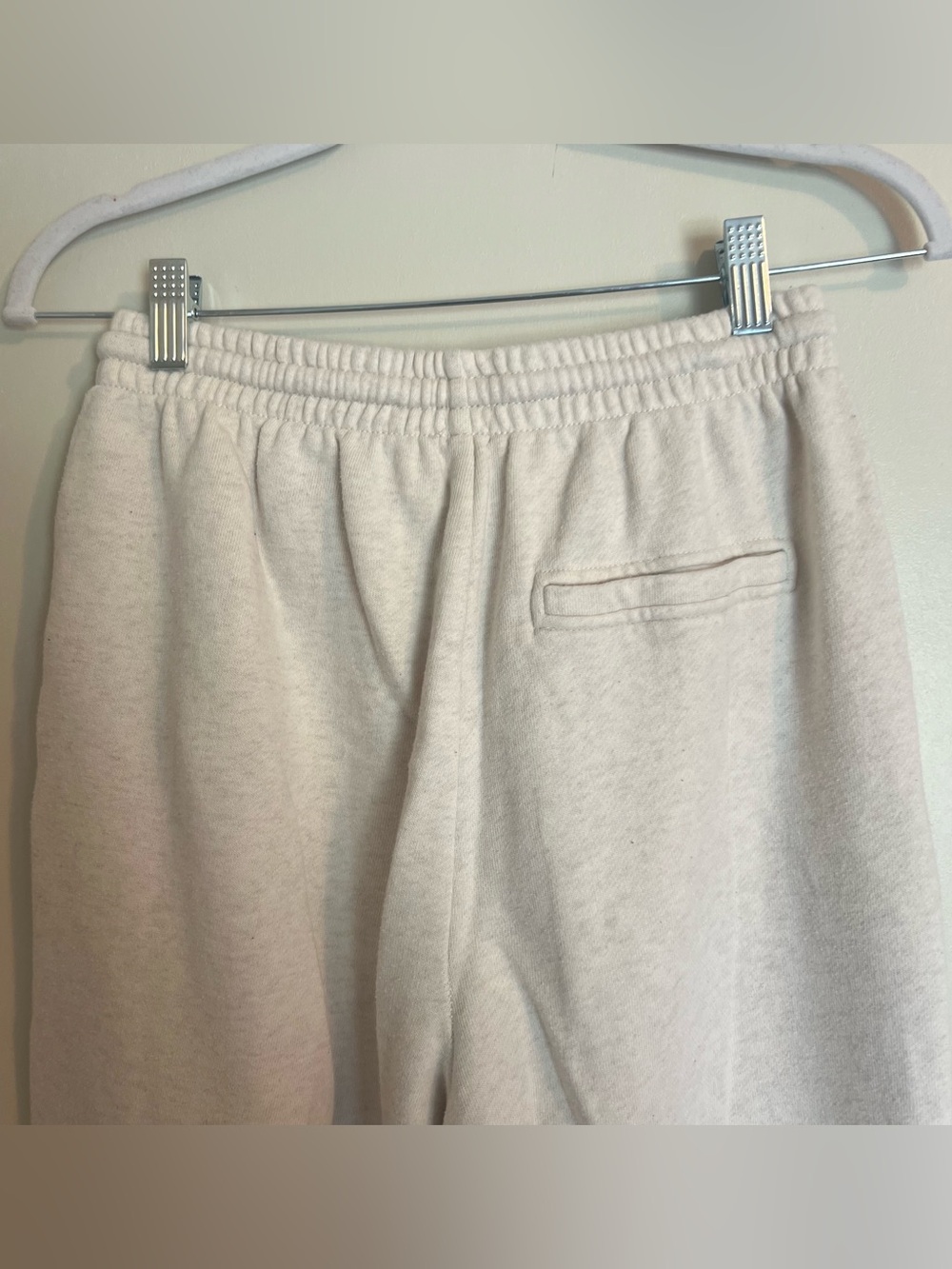 aerie Cream Sweatpants with Colorful 'LOVE' Letter Patches - Picture 8 of 12